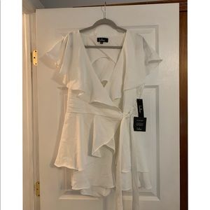 Lulu’s White Romper Dress